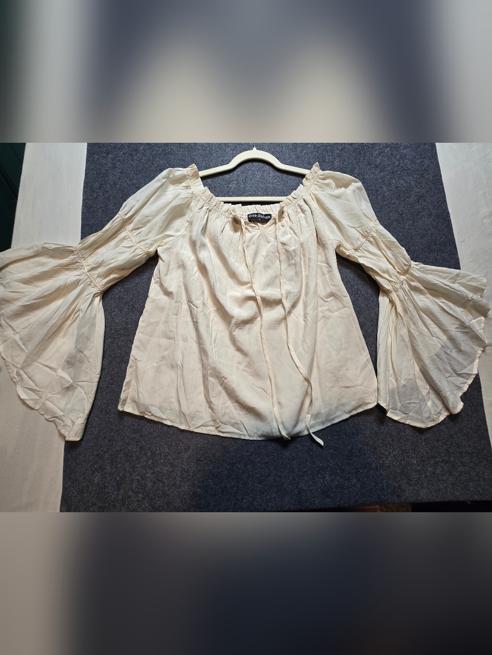 Milkmaid Top with Bell Sleeves